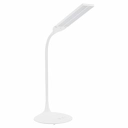 AmazonBasics Lámpara led de escritorio, doble cabezal, 3 modos de iluminación con temporizador de 40 minutos y control táctil - 48 ledes