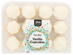 365 Everyday Value, Two-Bite Vanilla Cupcakes, 10.5 oz