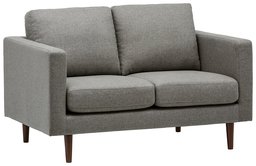 Amazon Brand – Rivet Revolve Modern Upholstered Loveseat Sofa, 56.3