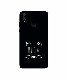 Amazon Brand - Solimo Designer Meow 3D Printed Hard Back Case Mobile Cover for Vivo Y95