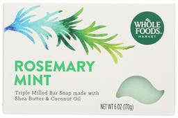 Whole Foods Market, Triple Milled Soap, Rosemary Mint, 6 oz