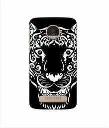 Amazon Brand - Solimo Designer White Tiger 3D Printed Hard Back Case Mobile Cover for Motorola Moto Z Play