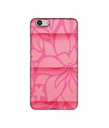 Amazon Brand - Solimo Designer Pink Flower Banch Print On Cloth 3D Printed Hard Back Case Mobile Cover for Vivo Y53