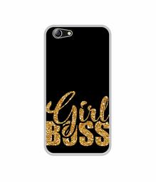 Amazon Brand - Solimo Designer Sparkle Girl Boss UV Printed Soft Back Case Mobile Cover for Micromax Canvas 2 Q4310