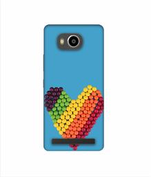 Amazon Brand - Solimo Designer Ball Heart 3D Printed Hard Back Case Mobile Cover for Lenovo A7700