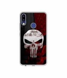 Amazon Brand - Solimo Designer Punisher Skull UV Printed Soft Back Case Mobile Cover for Tecno Camon I Air 2 Plus