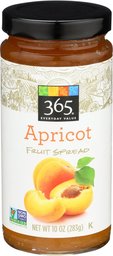 365 Everyday Value, Apricot Fruit Spread, 10 oz