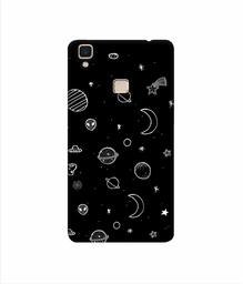 Amazon Brand - Solimo Designer Solar System 3D Printed Hard Back Case Mobile Cover for Vivo V3 Max