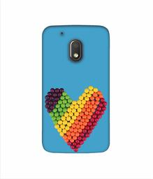 Amazon Brand - Solimo Designer Ball Heart 3D Printed Hard Back Case Mobile Cover for Motorola Moto G4 Play