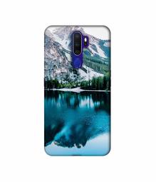 Amazon Brand - Solimo Designer Lake Mountain 3D Printed Hard Back Case Mobile Cover for Oppo A9 (2020)