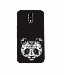 Amazon Brand - Solimo Designer Panda Illustrator 3D Printed Hard Back Case Mobile Cover for Motorola Moto G4 Plus