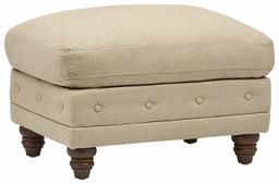 Stone & Beam Bradbury Chesterfield Collection (Renewed) Ottoman Hanf