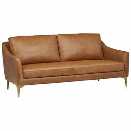 Rivet Alonzo Mid-Century Sofa, Navy, 65