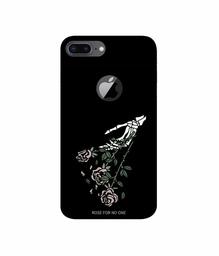 Amazon Brand - Solimo Designer Rose for No One 3D Printed Hard Back Case Mobile Cover for Apple iPhone 8 Plus (with Logo Cut)