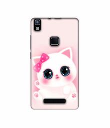 Amazon Brand - Solimo Designer Babby Kitty UV Printed Soft Back Case Mobile Cover for Lava Z80