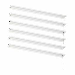 AmazonCommercial Linkable LED Utility Shop Light, 4-Foot, 4500 Lumens, 40 Watt, Energy Star and ETL Certified | Cool White, 6-Pack