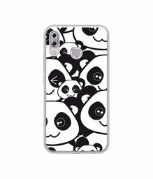 Amazon Brand - Solimo Designer Panda Texture UV Printed Soft Back Case Mobile Cover for Asus Zenfone 5Z ZS620KL