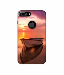 Amazon Brand - Solimo Designer Boat 3D Printed Hard Back Case Mobile Cover for Apple iPhone 7 Plus (Logo Cut)