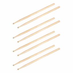 AmazonBasics 5A Drumsticks - Maple, 4-Pair Pack