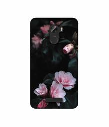 Amazon Brand - Solimo Designer Dark Flowers Photography UV Printed Soft Back Case Mobile Cover for Gionee A1 Lite