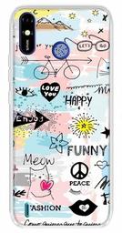 Amazon Brand - Solimo Designer Multicolor Love Abstract Printed Soft Back Case Mobile Cover for Tecno Spark Go Plus