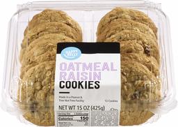 Amazon Brand - Happy Belly Oatmeal Raisin Cookies, 15 oz