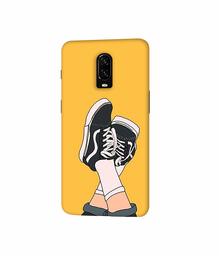 Amazon Brand - Solimo Designer Boy Shoes Pattern 3D Printed Hard Back Case Mobile Cover for Oneplus 6T