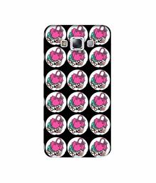 Amazon Brand - Solimo Designer Ladies Accessories Pattern 3D Printed Hard Back Case Mobile Cover for Samsung Galaxy E7