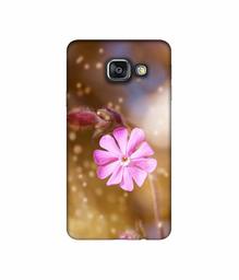 Amazon Brand - Solimo Designer Pink Flower 3D Printed Hard Back Case Mobile Cover for Samsung Galaxy A3 (2016)