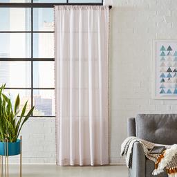 Rivet Sheer Contemporary Curtain Panel