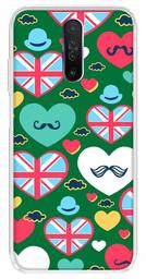 Amazon Brand - Solimo Designer Multicolor Cute Love Green Pattern Design Printed Soft Back Case Mobile Cover for Poco X2 / Xiaomi Redmi K30