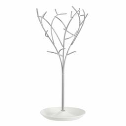 AmazonBasics Arbre à bijoux - blanc/nickel