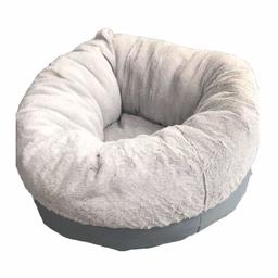 Eono by Amazon Cat Sofa Cat Bed Dog Bed Soft Warm Plush Small Pet Bed Washable Grey