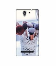 Amazon Brand - Solimo Designer Shade Brush 3D Printed Hard Back Case Mobile Cover for Sony Xperia C3 Dual