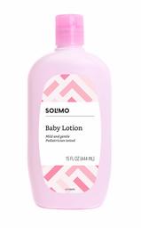 Amazon Brand - Solimo Baby Lotion, Mild & Gentle, 15 Fluid Ounce