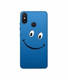 Amazon Brand - Solimo Designer Happy 3D Printed Hard Back Case Mobile Cover for Motorola One Power