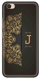 Amazon Brand - Solimo Designer Black Pattern Alphabet-J 3D Printed Hard Back Case Mobile Cover for Vivo V5 Plus