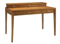 Pinzon Hayes Wood Desk with Hutch, Tiki