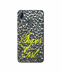 Amazon Brand - Solimo Designer Super Girl On Foil 3D Printed Hard Back Case Mobile Cover for Asus Zenfone Max (M2) ZB633KL