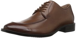 Amazon Brand - 206 Collective Men's Harrison Dress-Split-Toe Oxford, Cognac Leather, 11.5 D US