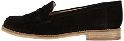 Amazon-merk - vinden. Tassle Leer, dames Loafers,Zwart,6 UK