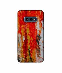 Amazon Brand - Solimo Designer Orange Color Spread 3D Printed Hard Back Case Mobile Cover for Samsung Galaxy S10e