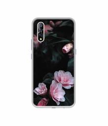 Amazon Brand - Solimo Designer Dark Flowers Photography UV Printed Soft Back Case Mobile Cover for Vivo S1 / Vivo Z1x