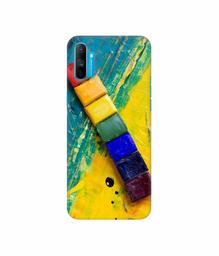 Amazon Brand - Solimo Designer Wax Color Blocks 3D Printed Hard Back Case Mobile Cover for Realme C3