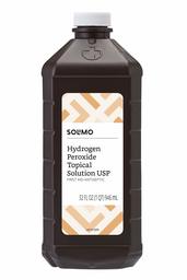 Amazon Brand - Solimo Hydrogen Peroxide Topical Solution USP, 32 Fl. Oz