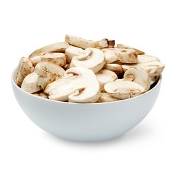 Sliced White Mushrooms, 8 oz Package