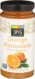 365 Everyday Value, Orange Marmalade Fruit Spread, 10 oz