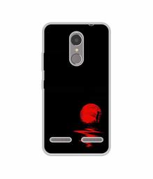 Amazon Brand - Solimo Designer Red Moon UV Printed Soft Back Case Mobile Cover for Lenovo K6 Power