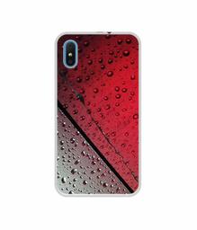 Amazon Brand - Solimo Designer Water Drop On Glass UV Printed Soft Back Case Mobile Cover for iVooMi i2 Lite