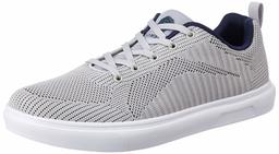 Amazon Brand - Symbol Men's Grey Textile Sneakers-7 UK (41 EU) (8 US) (SYM-ET-011A)